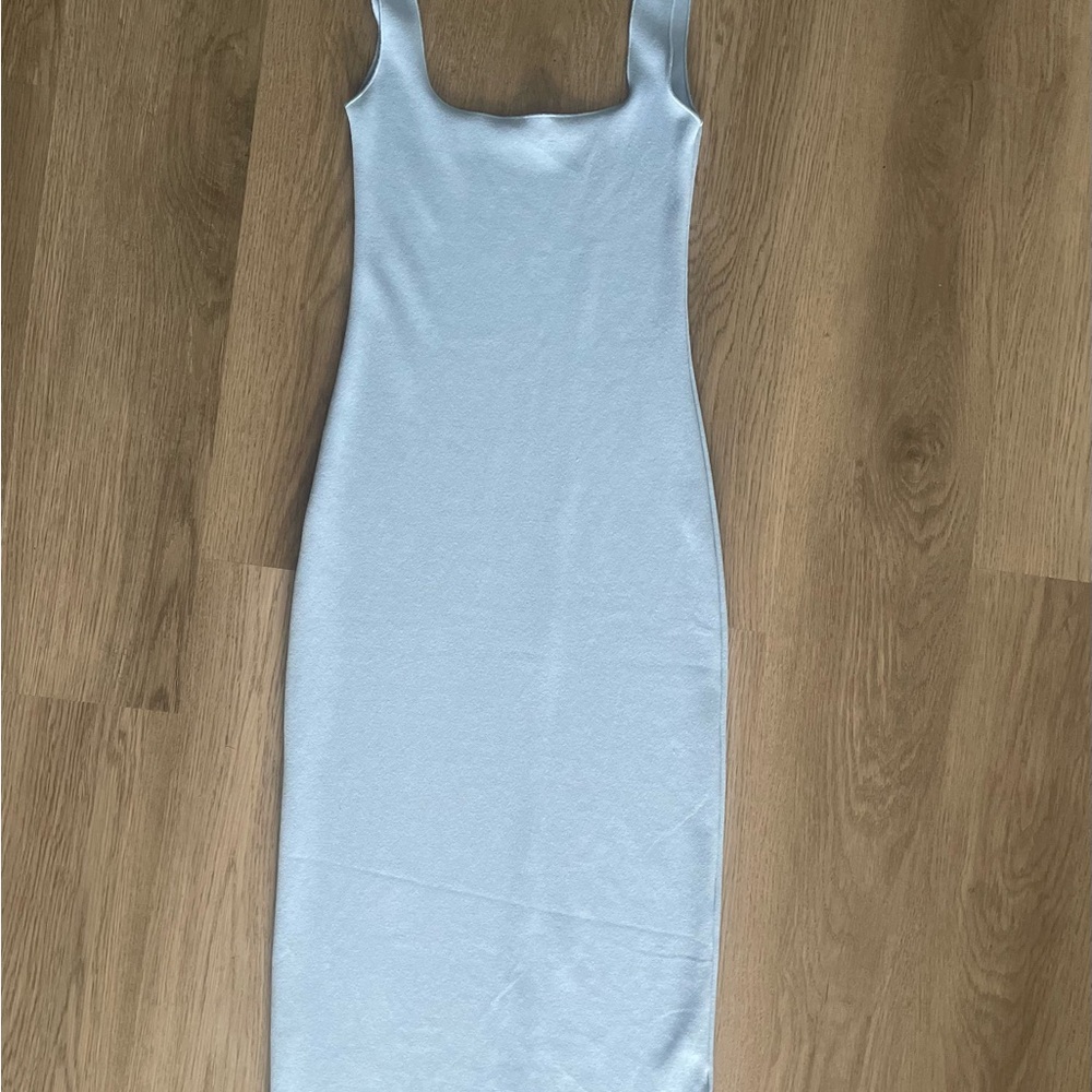 Zara Stretch Knit Midi Dress